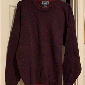 Gorgeous marbled wool crew neck sweater
